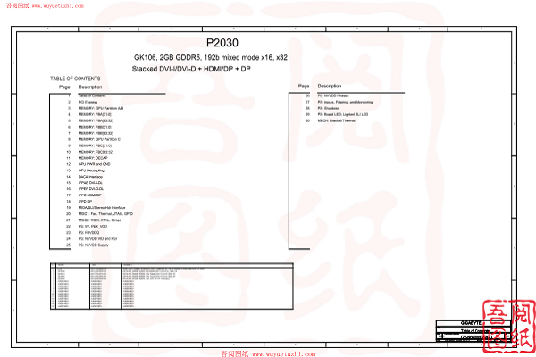 GIGABYTE GV-N660WF2-2GD Rev1.0电路原理图