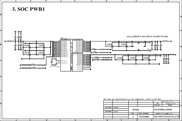 HUAWEI nova2电路原理图
