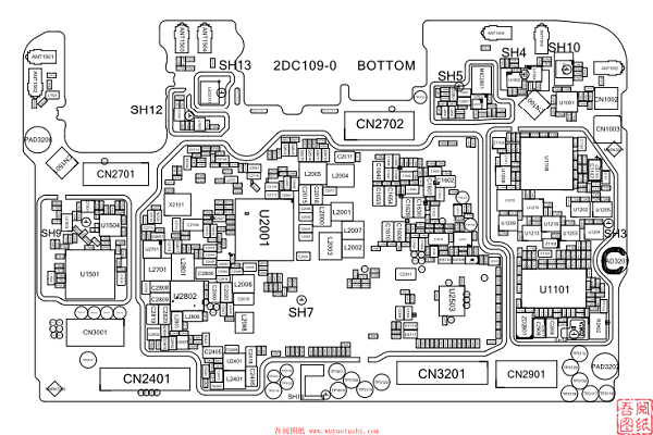 OPPO A3位置图-电路图-Schematic-boardview