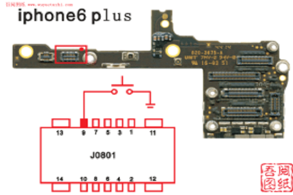iPhone6-Plus开机短接点