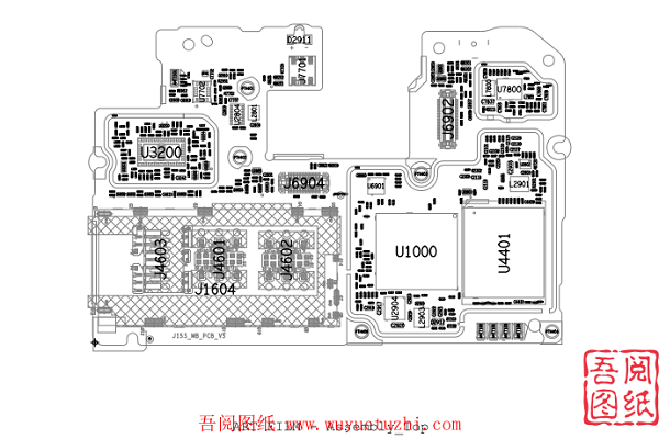 红米Redmi10X 4G版电路原理图+位置图，Schematic+boardview