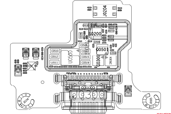 红米RedmiK40游戏增强版SUB位置图