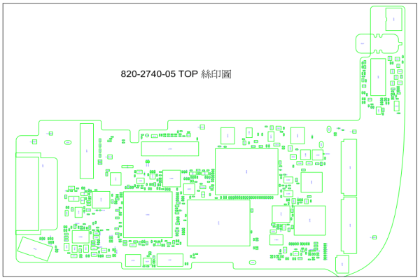 iPad1 820-2740(A1219)电路位置图