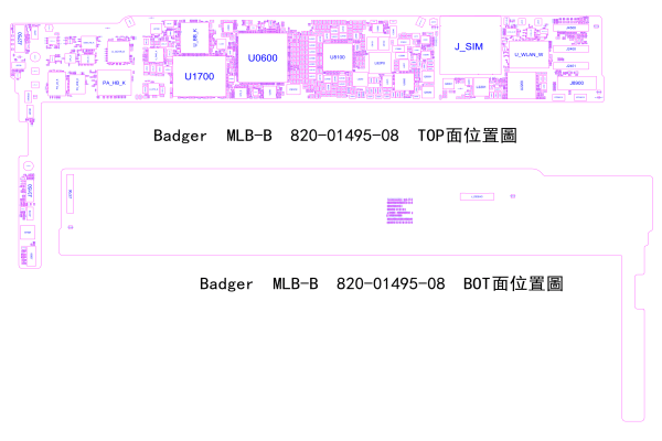 iPad mini5 820-01495-08 J211 电路位置图