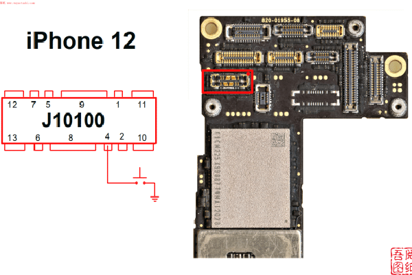 iPhone12开机短接点