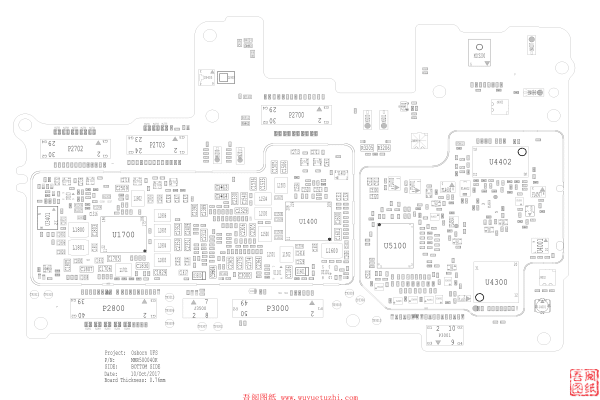 锤子坚果Pro2维修图纸资料，电路图位号图