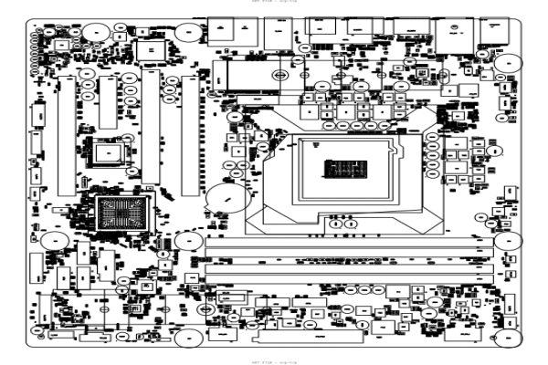 戴尔XPS 8900 N170 XJ8C4 M.2电路位置图