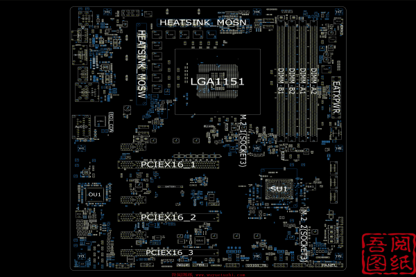 ASUS PRIME Z390-A 1.02电路位置图