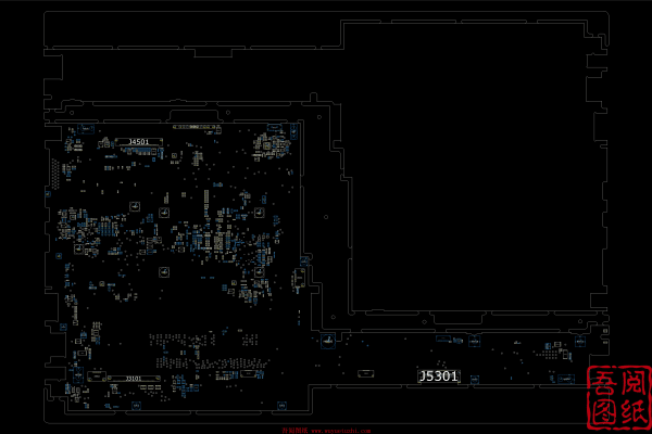 ASUS X407UBR 2.0电路位置图