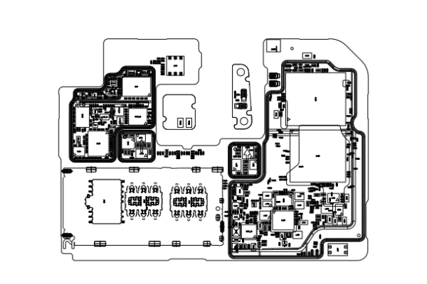 红米Note9 5G版电路位置维修图纸+三级维修指导