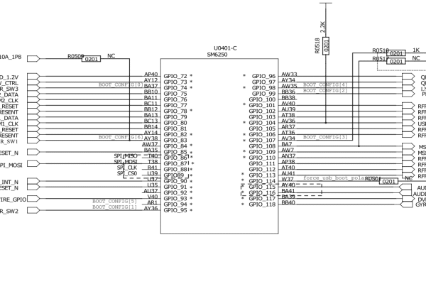 红米Note9S维修图纸电路资料-PCB小板标注图
