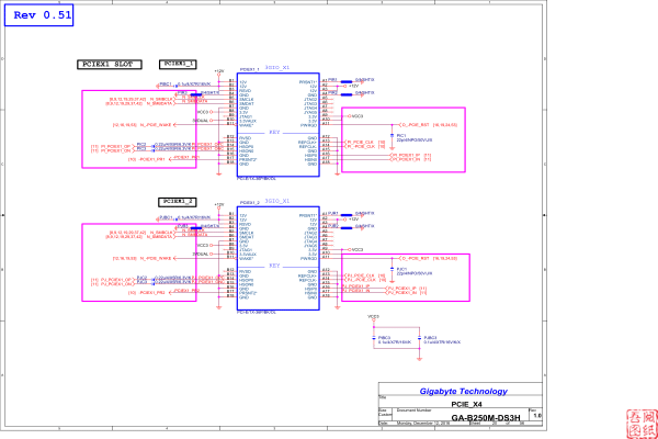GA-B250M-DS3H Rev1.0电路图