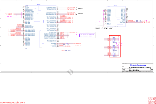 GA-H110-D3A Rev1.0电路图