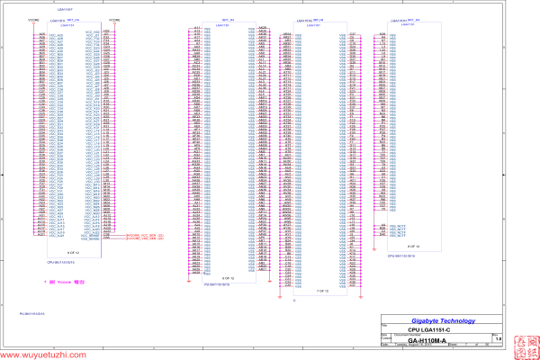 GA-H110M-A Rev1.0电路图