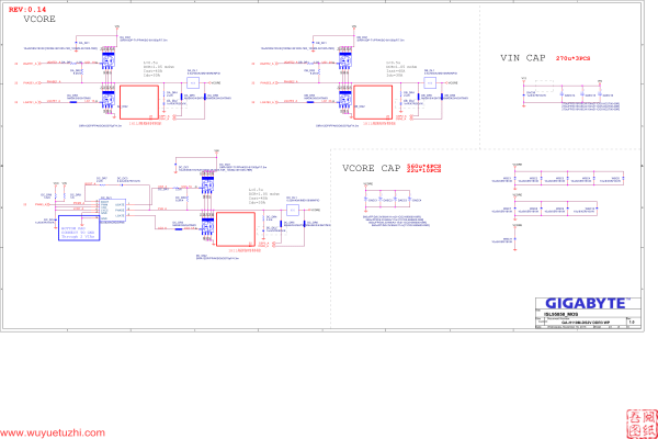GA-H110M-DS2V DDR3 WP Rev1.0电路图