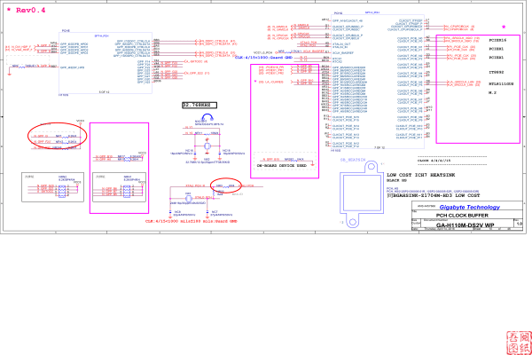 技嘉 GA-H110M-DS2V WP Rev1.0电路图