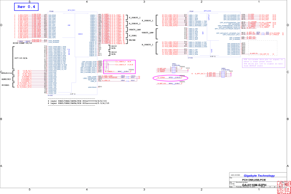 GA-H110M-S2PH Rev1.0电路图