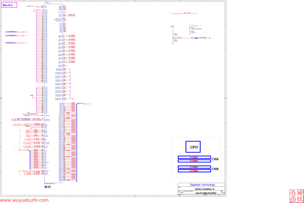 GA-H110M-S2-DDR3 R1.0电路图