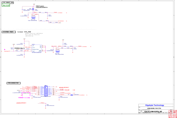 GA-H110M-S2PH AE Rev1.0电路图