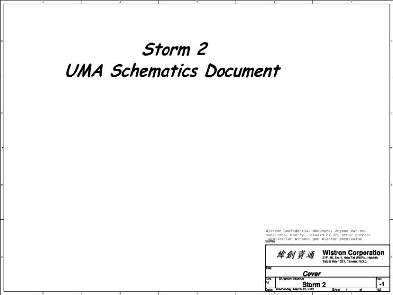  Acer 12302-1 S7-392 Storm2 电路原理图