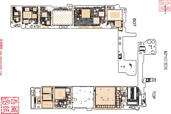 iPhone6s位置图