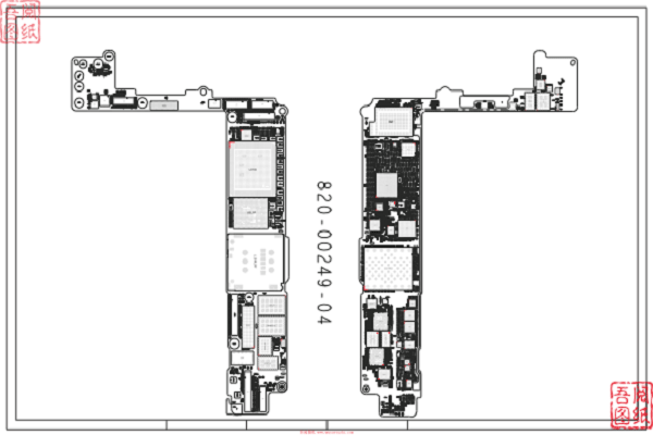 iPhone7 Plus英特尔位置图