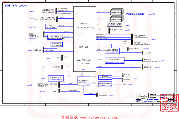 联想小新潮7000-13_320S-13电路图