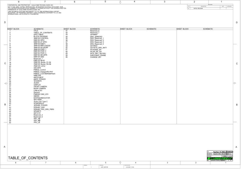 Motorola G8 Power XT2041 88718 1 13M14 电路原理图和位置图-摩托罗拉Moto