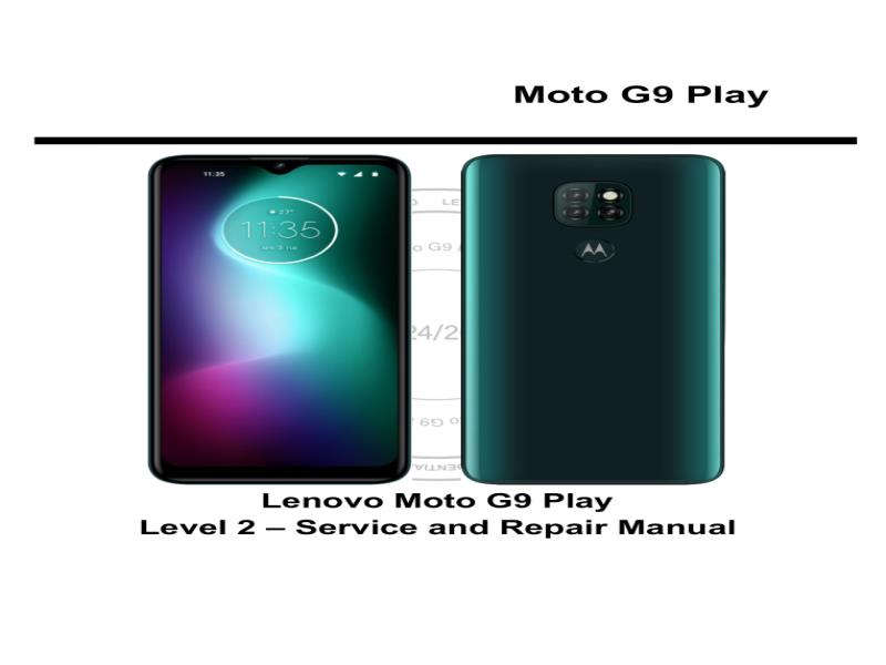 Motorola G9 Play XT2083 Guam+ 20 V2.0 维修手册-摩托罗拉Moto