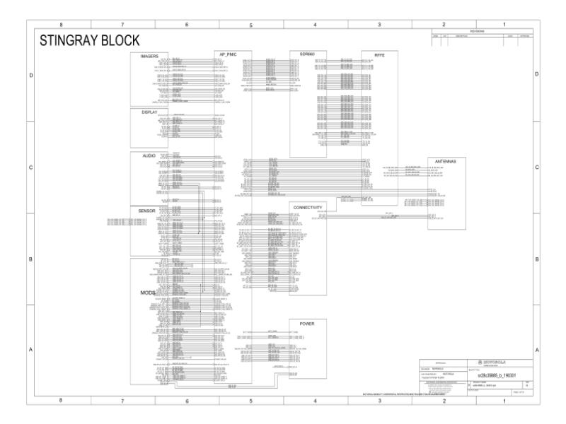 Motorola Z4 XT1980-4 Foles sr28c35885 b 电路原理图和位置图-摩托罗拉Moto