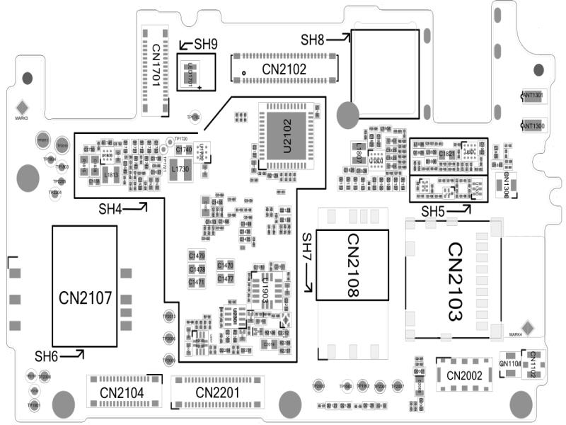 OPPO A33 主板原理图 位置图