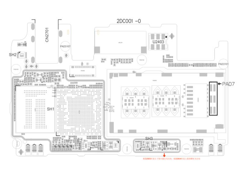 OPPO A37S 2DC001-0 主板原理图 位置图