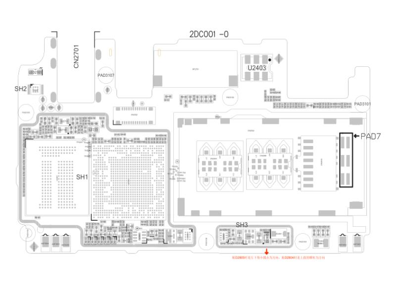  OPPO A37S 2DC001-0 主板原理图 位置图