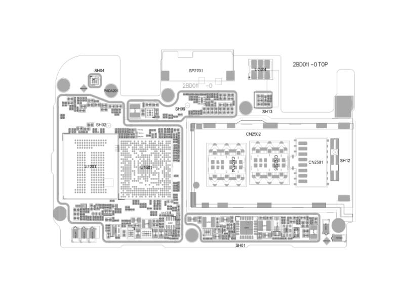 OPPO A83 2BD011-0 主板原理图 位置图