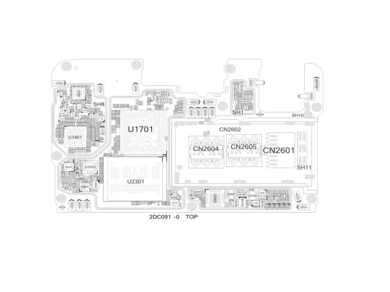 OPPO F7 2DC091-0 主板原理图 位置图