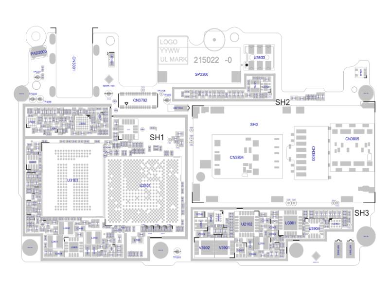  OPPO R7S 215022-0 主板原理图 位置图