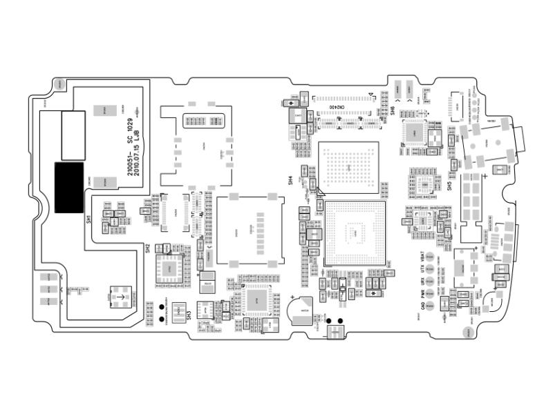 OPPO T15 210051-SC 主板原理图 位置图