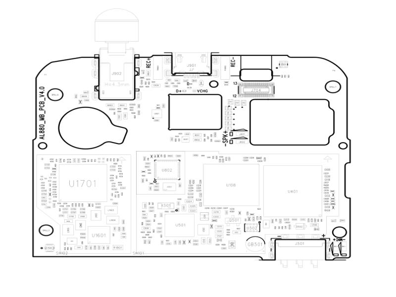 VIVO Y75N 主板原理图 位置图