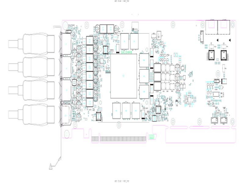 七彩虹 GA104H8 E10 PG142 B00显卡位置图