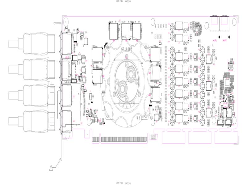 七彩虹 GP106H8 D10 PG411 GP104 8GB显卡位置图