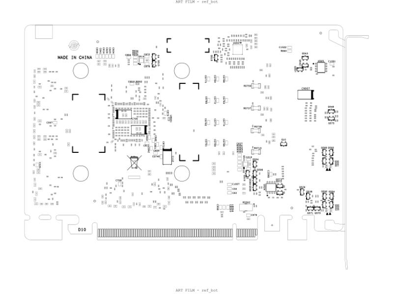 七彩虹 GP106M6 D10 PG410 GP106 8GB 4GB显卡位置图