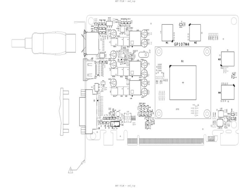 七彩虹 GP107M4 D10 PG210 B00显卡位置图