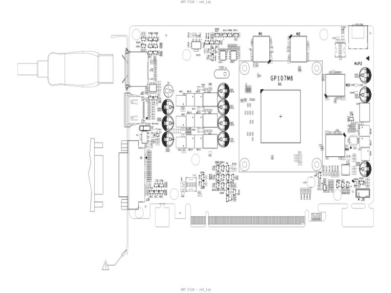 七彩虹 GP107M6 D10 PG210 B00显卡位置图