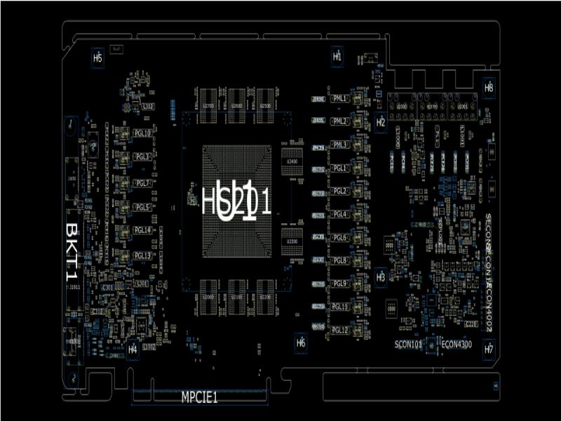 华硕 RX6900XT D412BS 位置图