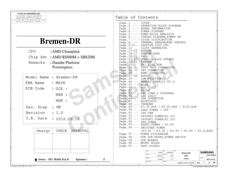 三星  Samsung BREMEN-DR MP1.0电路图