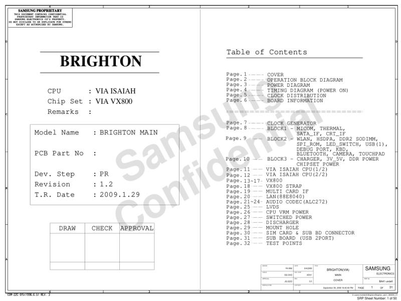 三星  Samsung BRIGHTON电路图