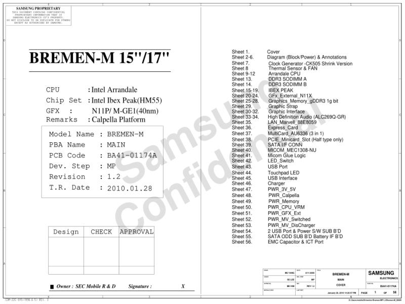 三星  Samsung BRMEM电路图