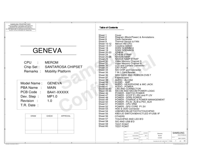 三星  Samsung GENEVA EXT SE MP1.0 1218电路图