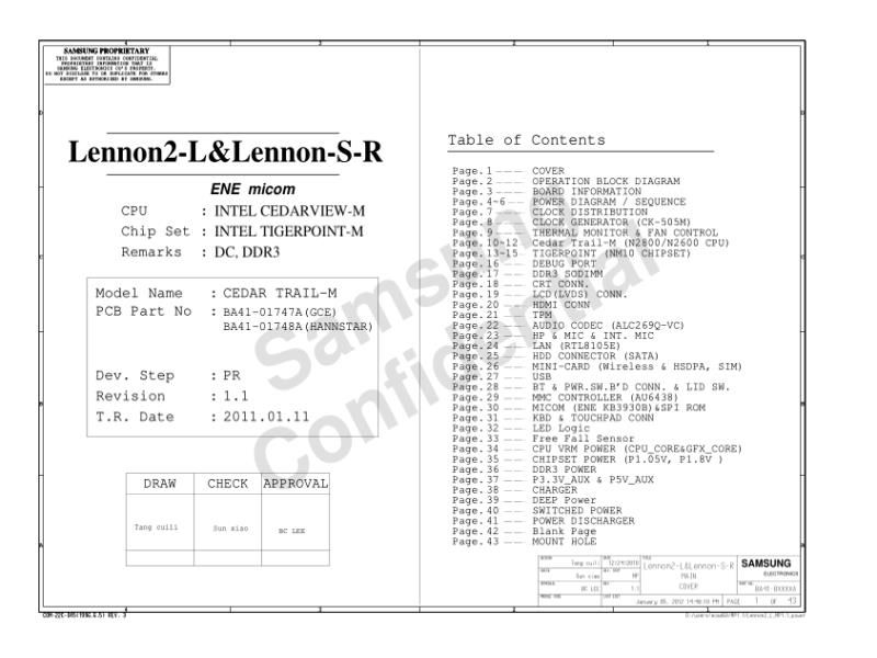 三星  Samsung LENNON2-L-MP1.1-GB电路图