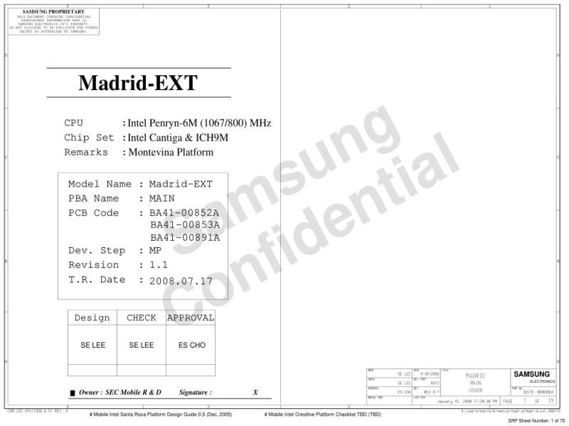 三星  Samsung MADRID EXT MP11 080723ORDER电路图